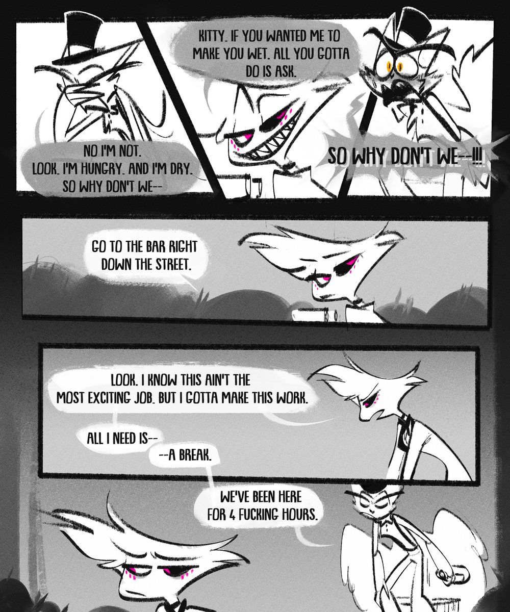 Happy New Year :3c (context below)

(1/4) 

#HazbinHotel #HazbinHotelFanart  #HazbinHotelAngelDust #HazbinHotelHusk #huskerdust