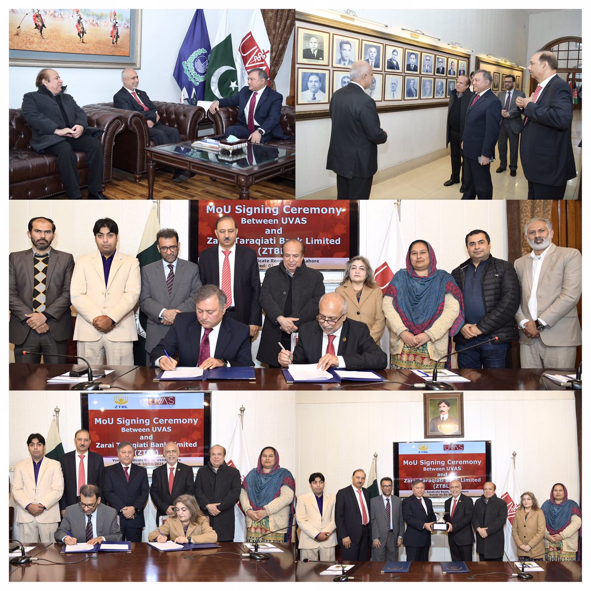 milkvaluechain's tweet photo. MoU signing between Department of Dairy Technology UVAS and Zarai Taraqiati Bank Ltd. Pakistan (ZTBL) https://t.co/HR9Up4ip2C