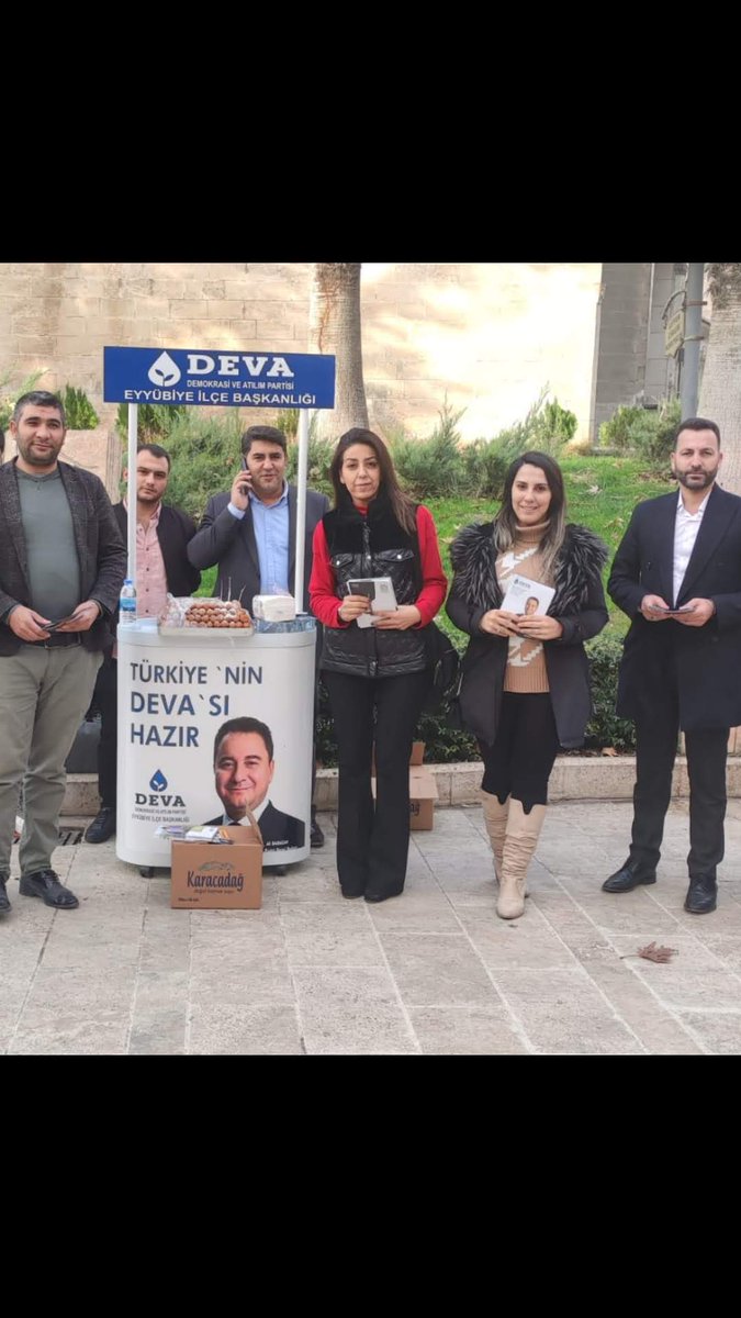 Sayın Ahmet Tüysüz’ün olmadığı bir siyasi harekette bulunmamız mümkün değildir. 

Deva Partisi Eyyübiye İlçe Başkanlığı olarak tüm teşkilatlarımızla istifa ettiğimizi kamuoyuna saygıyla duyuruyoruz. <a href="/devapartisi/">DEVA Partisi</a> <a href="/alibabacan/">Ali Babacan</a> <a href="/AvAhmetTuysuz/">Av. Ahmet TÜYSÜZ</a> <a href="/HalilDemirda9/">Halil Demirdağ</a> <a href="/NecmettinKubat3/">Necmettin Kubat</a> @