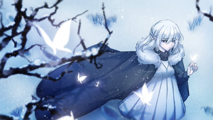 「cloak white hair」 illustration images(Latest)｜4pages