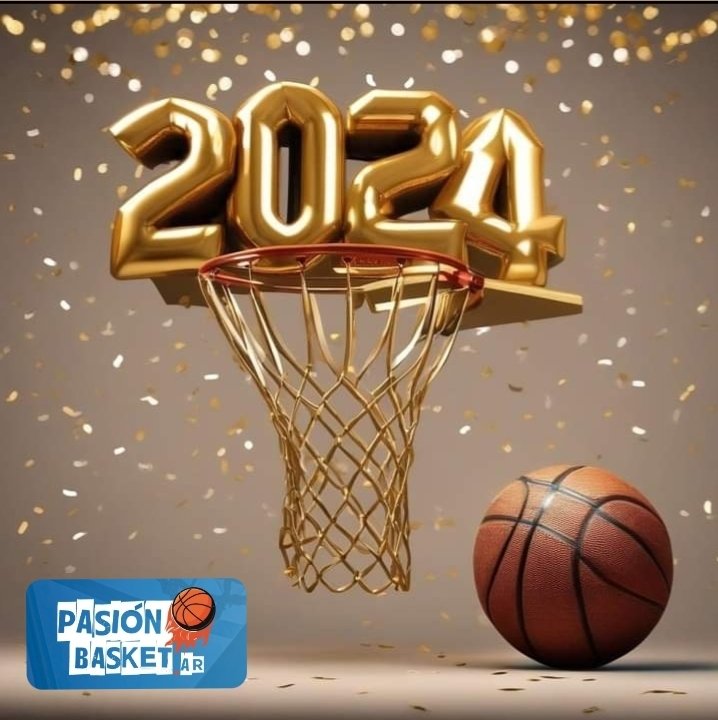 #FelizAño a toda la gente del #Basquet, que tengan un gran 2024. #Felicidades #pasionbasket.ar 🏀🏀🏀  pasionbasket.ar