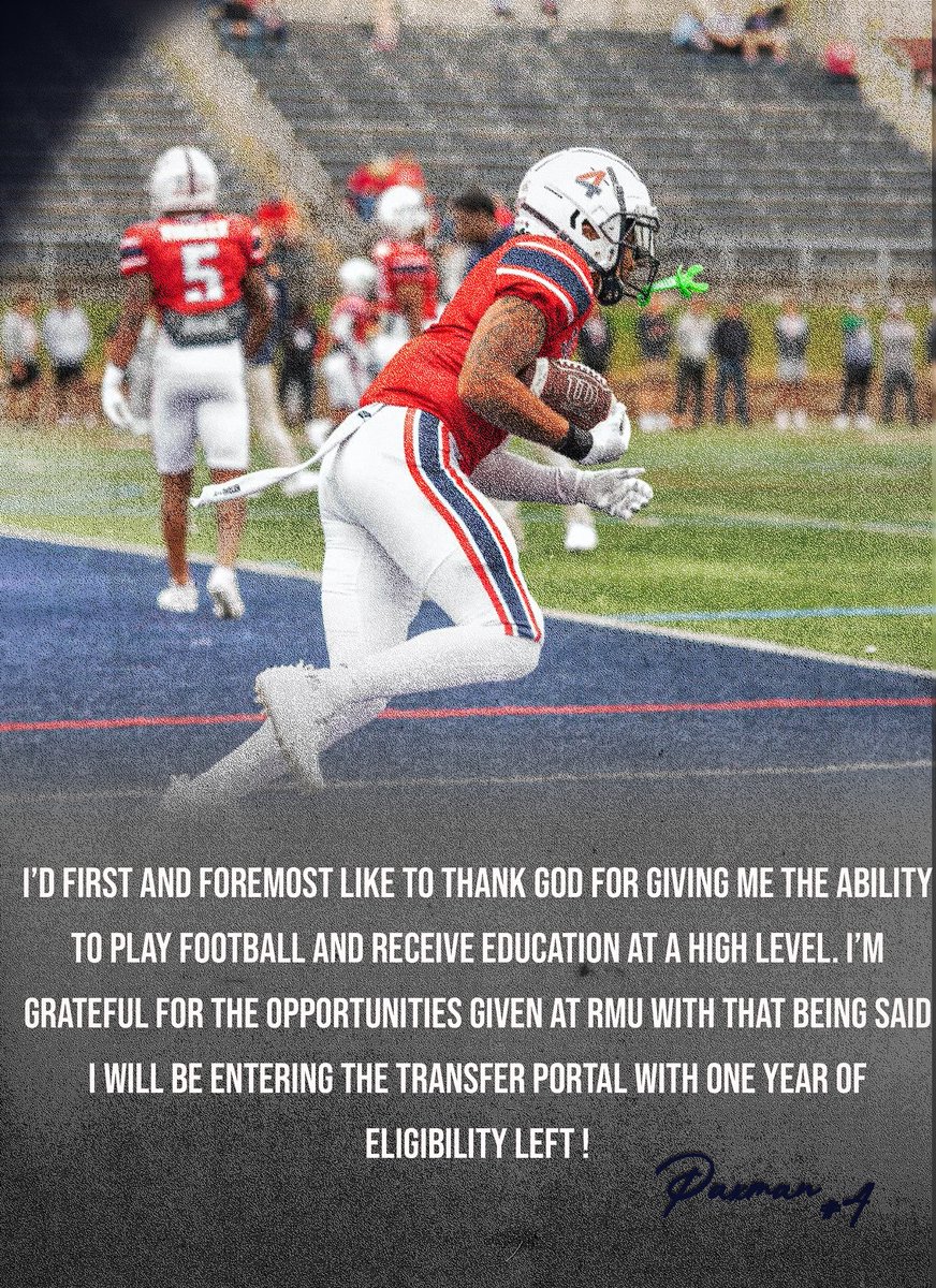 paccboy's tweet photo. I have officially entered the transfer portal with one year of eligibility left. 
Enough said. Let’s work https://t.co/UbFQrWJXOq
