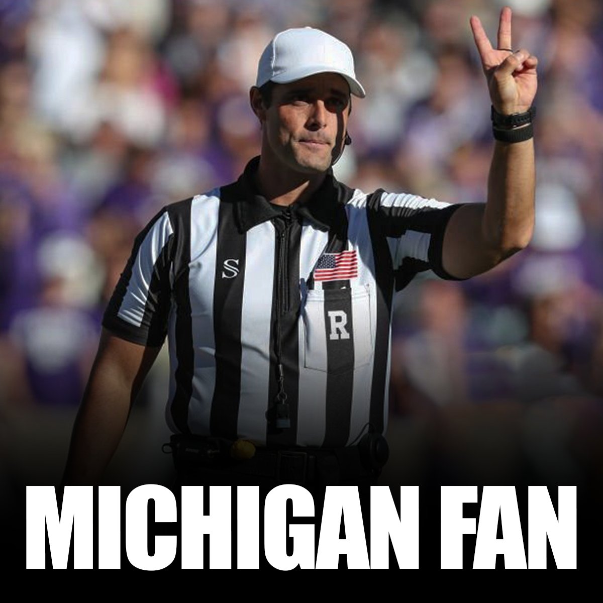 🚨 | BREAKING: The Head Referee for today's Rose Bowl between Michigan &amp; Alabama grew up a WOLVERINES fan 👀

According to Football Zebras, the Big-12's Michael Vandervelde got the CFP game assignment.

Vandervelde got his start reffing in Grand Rapids, Michigan. The likes on his