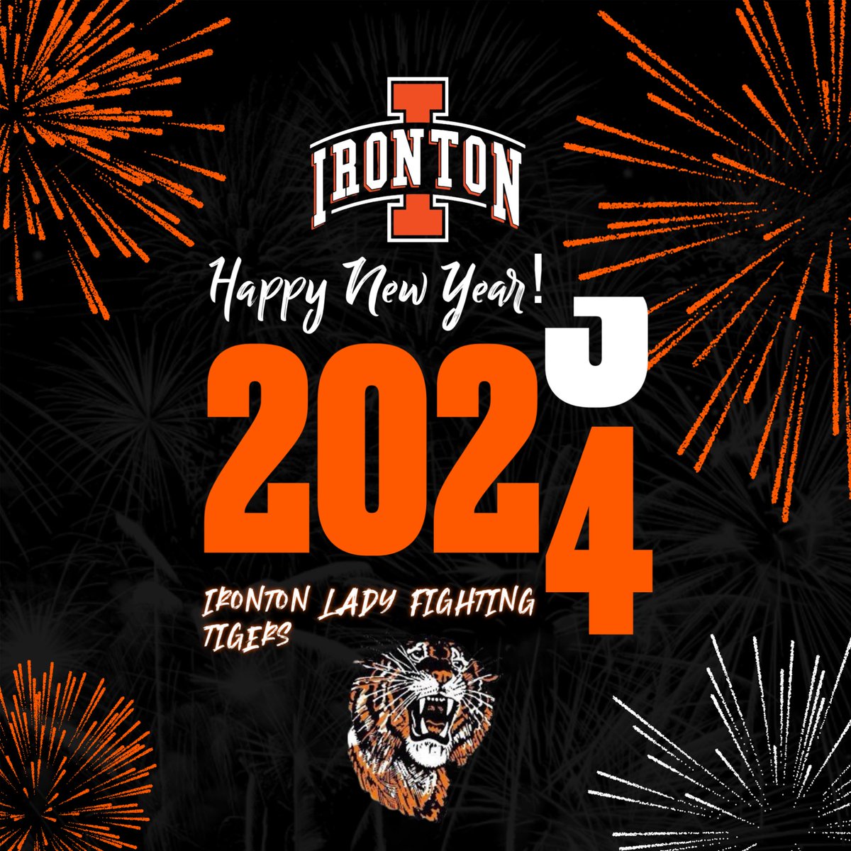 HAPPY NEW YEAR from the <a href="/IrontonGirls/">Ironton Girls Basketball</a> 🥳🎉📆🎊
#TOGETHER🐅🏀
