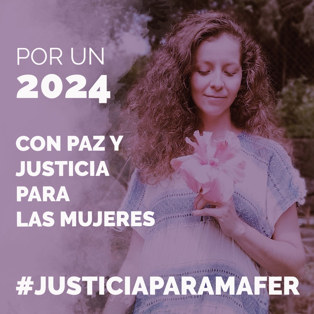 Hedalith's tweet photo. Por un 2024 con paz y justicia para las mujeres #JusticiaParaMafer https://t.co/Nlrbqsi0zz