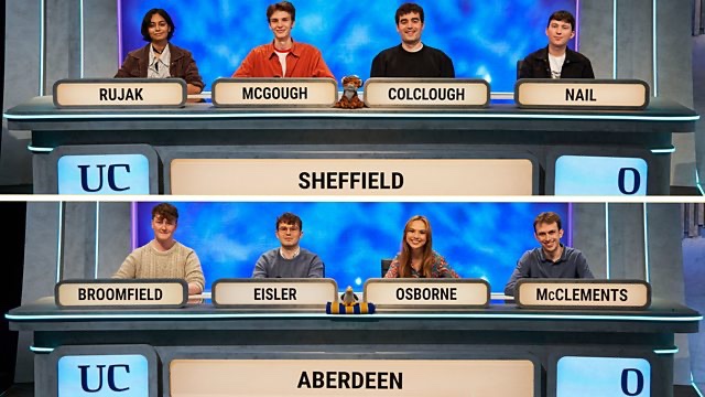 After our fun Christmas specials we’re back to the student tournament - let the second round battles continue!! It’s Sheffield vs Aberdeen on #UniversityChallenge tonight 2030 @BBCTwo and @BBCiPlayer
#quizzymondays