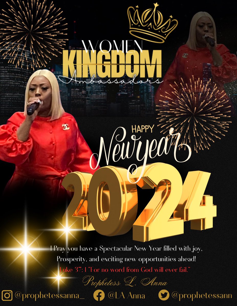 Happy New Year!! 2024!! Here I come. It’s going to be BEST YEAR YET!!!