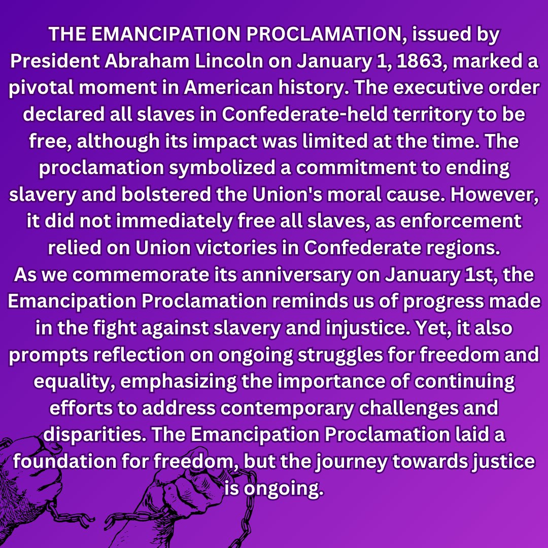 VoicesOfFlorida's tweet photo. #EmancipationDay #newyears #wvswfl #EmancipationProclamation #blackhistory #amercianhistory #January1st https://t.co/ncNvM1CNx8