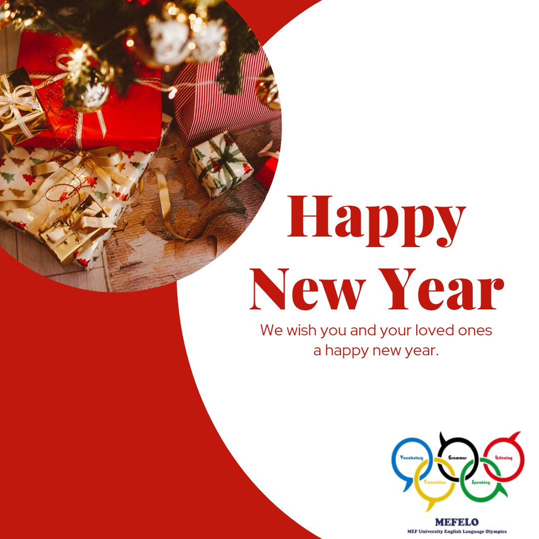 mefelo2025's tweet photo. "For last year's words belong to last year's language, and next year's words await another voice." -T.S. Eliot ✍️🏼 MEFELO'24 team wishes you a happy new year! 🎄 https://t.co/dYOnNz2RjN
