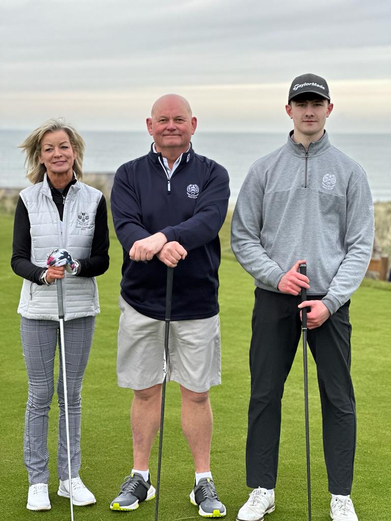 Today we had the pleasure of welcoming our 3 Captains for 2024, Neil Morrison, Caroline McMullan and Eoin Campbell for the first drive of the year. We wish you a healthy and prosperous year as Captains' of our wonderful club. #captains #captainsdrivein #pgc