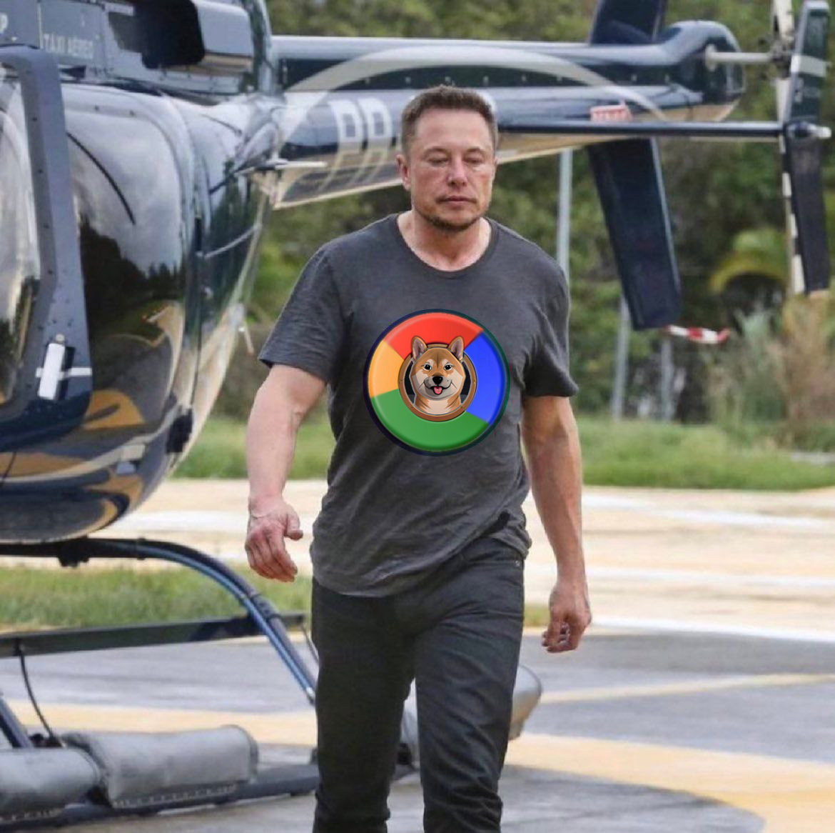 ShoobleInu's tweet photo. This photo was taken by a paparazzi a few minutes ago: Uncle Elon entering the SHOOBLE Headquarters! 📸🚀👀 https://t.co/y9BbvjUKdM