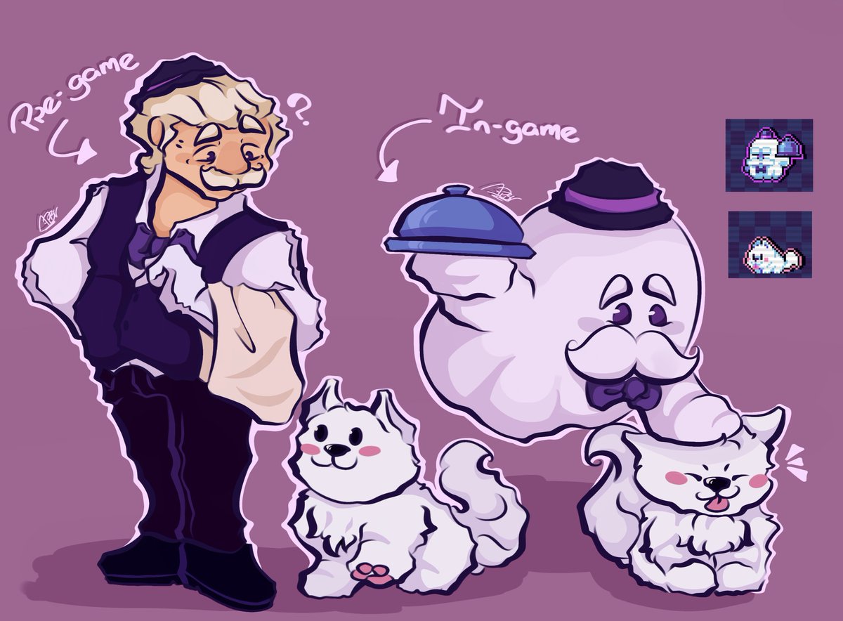 vanolly_'s tweet photo. Happy New Year everyone! This is something I wanted to do a while ago, It'll probably take time but I'll do my best! :D
To be brief, I'll be drawing all the Manor's Residents!, how they looked before and after the curse. 
Starting with Bunber!(And Goober)
#Fanart #candiesncurses https://t.co/5jV8P4jPdT
