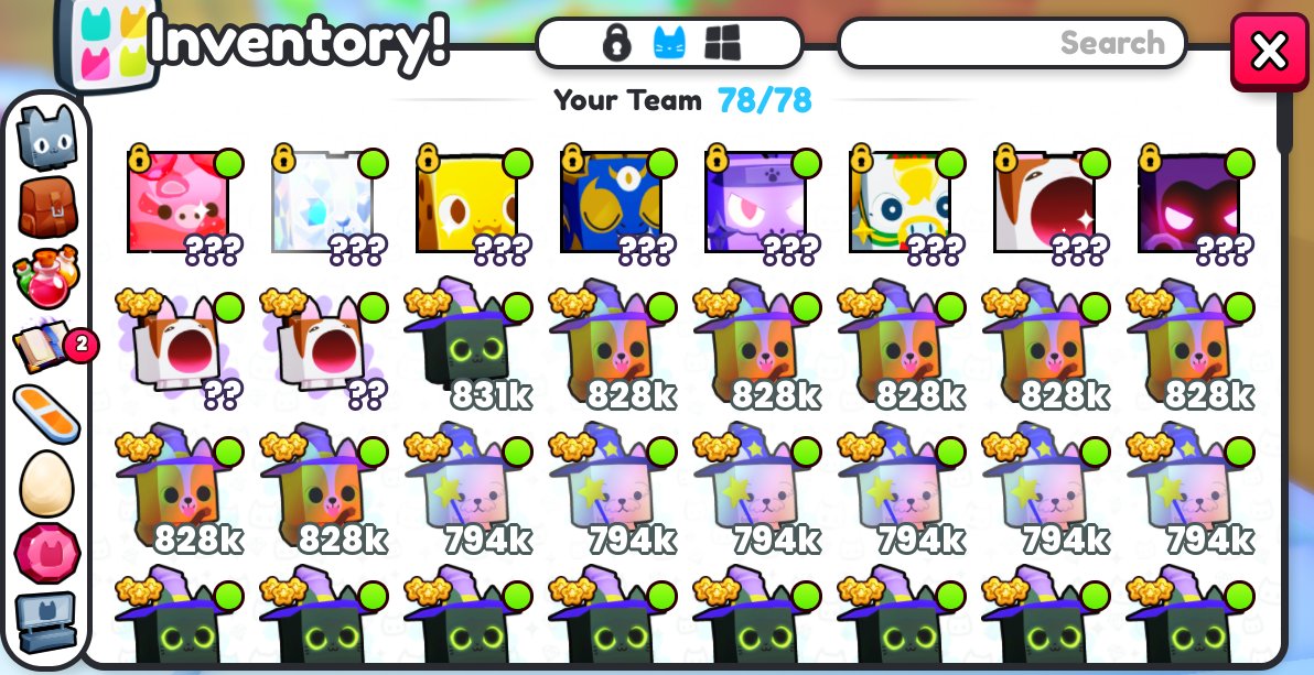 Pet Sim Line up looking quite good !
Anyone play Pet Sim ?