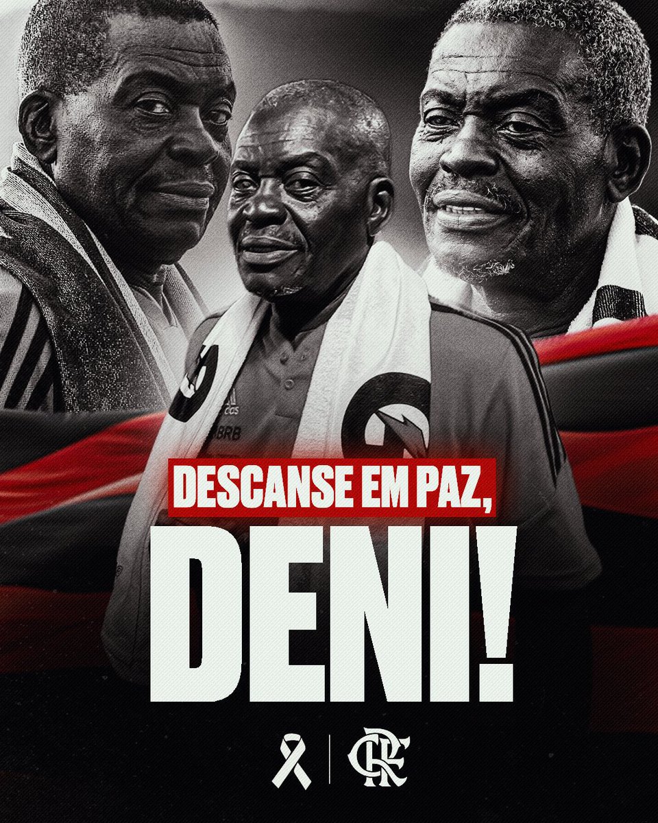 Notícia muito triste. Infelizmente, Seu Deni, massagista do Flamengo há mais de 42 anos, faleceu hoje aos 75 anos. Ele lutava contra um câncer no cérebro.

Que descanse em paz e que Deus conforte o coração dos familiares e amigos.

📸 Divulgação/Flamengo