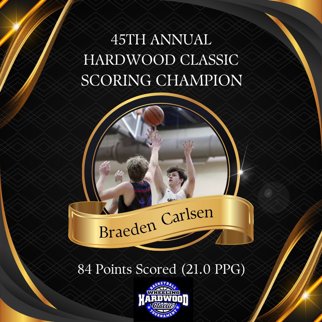 45th Annual Hardwood Classic Scoring Champion - @BraedenCarlsen from @GOWHS_BoysBBall