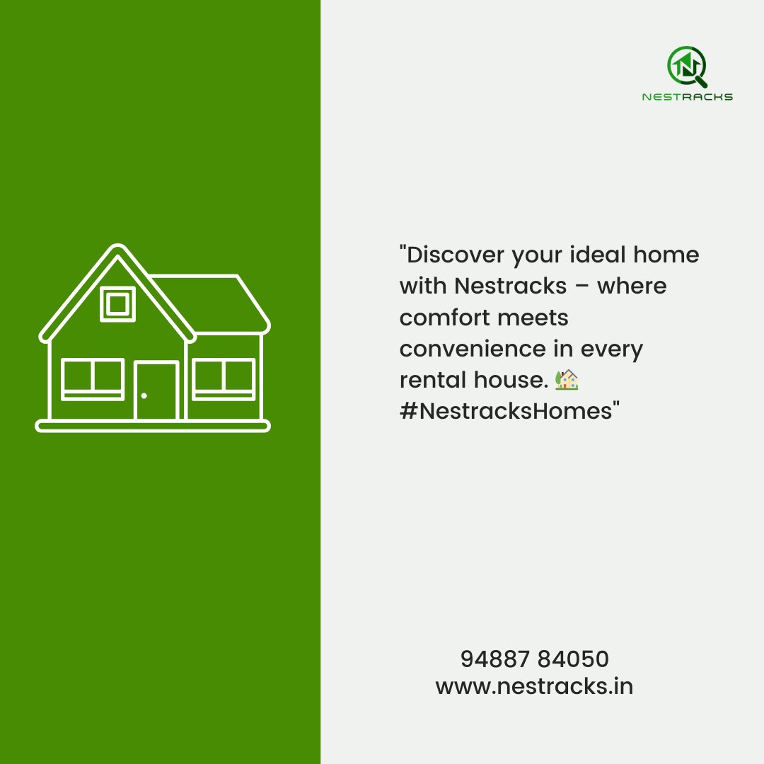 nestracks's tweet photo. "Embark on a journey to your dream home with Nestracks. away! 🏡🔍 #NestracksHomes #RentalLiving #trichy #coimbatore #madurai #thiruppur #chennai #rentalhouse #home #nobrokarage
call now 94887 84050
website https://t.co/QcaH3tVg6z https://t.co/D3nxRDl6qP