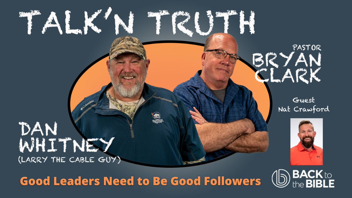 BacktotheBible's tweet photo. ✝ Here's last weeks TNT - Good leaders need to be good followers! Today's message is based on 1 Samuel 3. Listen here: https://t.co/6XnYSqXvrM
Send your Bible questions to questions@talkntruth.com
#goodleaders #followgod #talkntruth https://t.co/pTAq8IhV3t