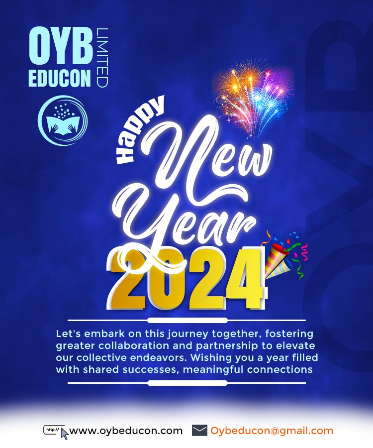 OYB_EduCon's tweet photo. Let's embark on this journey together, fostering greater collaboration and partnership to elevate our collective endeavors. Wishing you a year filled with shared successes, meaningful connections

Follow us or visit https://t.co/JZxbSK6kox to get started on Global Opportunities https://t.co/zRvsS0XWXM
