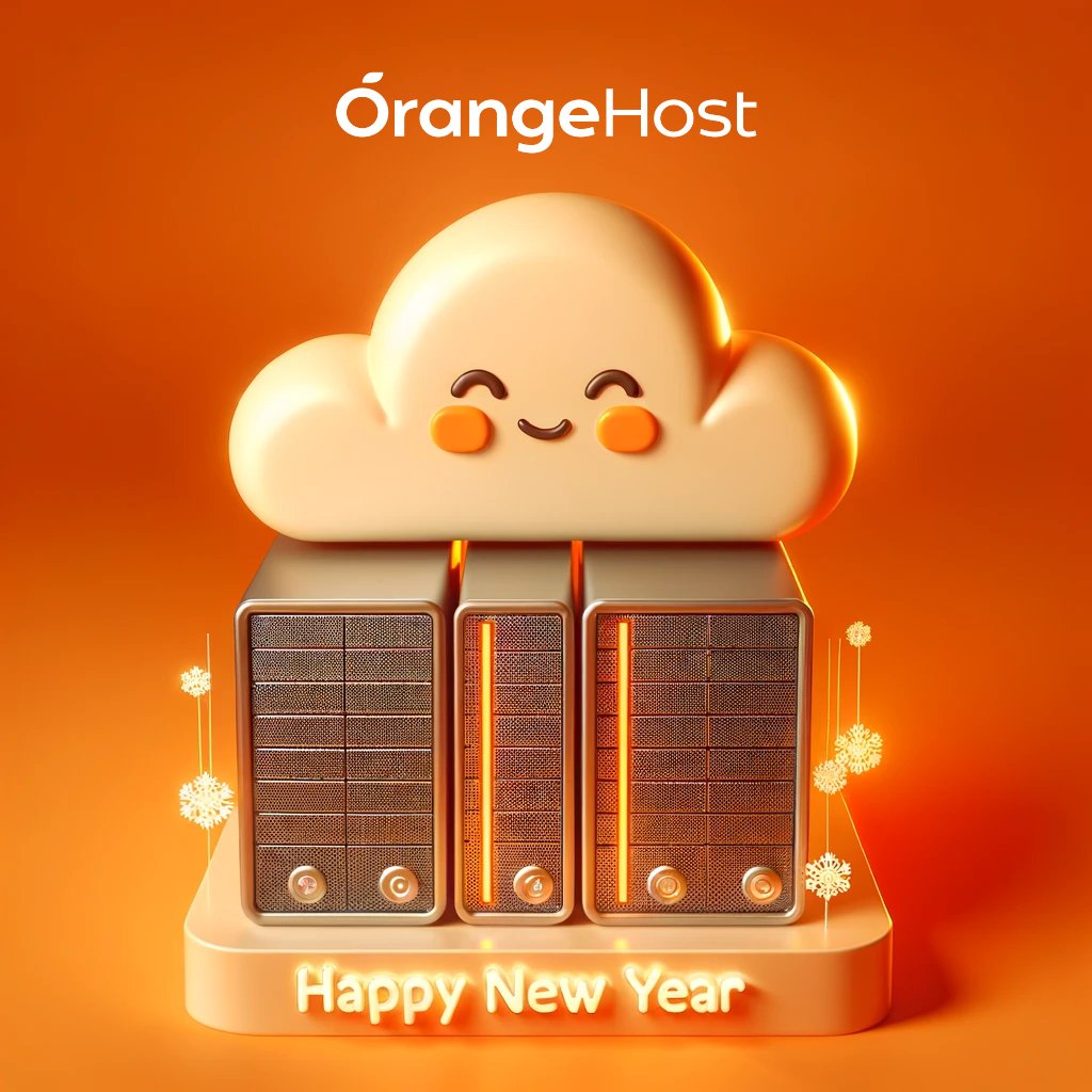 OrangeHostcom's tweet image. 🎉🍊 Happy New Year from OrangeHost! 🍊🎉 

Thank you for choosing OrangeHost as your trusted partner for web hosting and domain name registration services. We look forward to continuing our journey together, serving you with excellence and innovation in the years ahead. 🙌💻