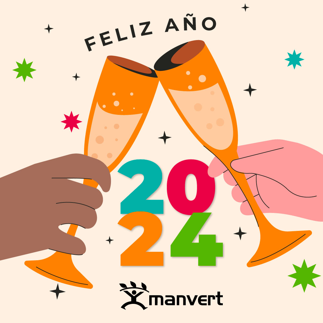 manvert_'s tweet image. ¡Nuestros mejores deseos para este 2024 que acaba de empezar! Un año más seguiremos desarrollando y ofreciéndoos #manvertSolutions para ayudaros a superar los retos que nos platee este nuevo año. Con innovación, esfuerzo... y pasión, nuestra pasión por una #agriculturasostenible