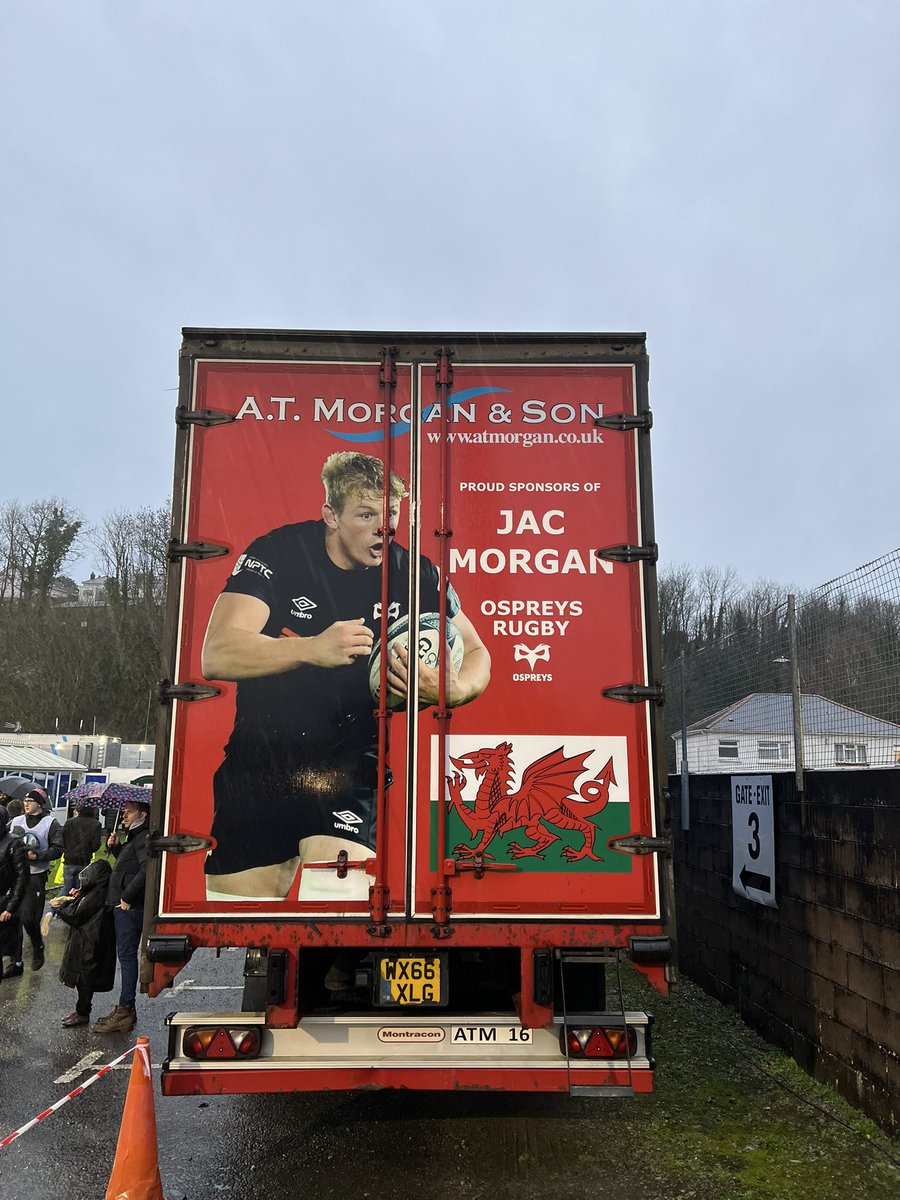Ospreys (@ospreys) on Twitter photo A big thank you to <a href="/ATMorganSon/">A.T.Morgan & Son</a> for providing their trucks for us today at the Dunraven Brewery Field 👊
#TogetherAsOne A big thank you to <a href="/ATMorganSon/">A.T.Morgan & Son</a> for providing their trucks for us today at the Dunraven Brewery Field 👊
#TogetherAsOne