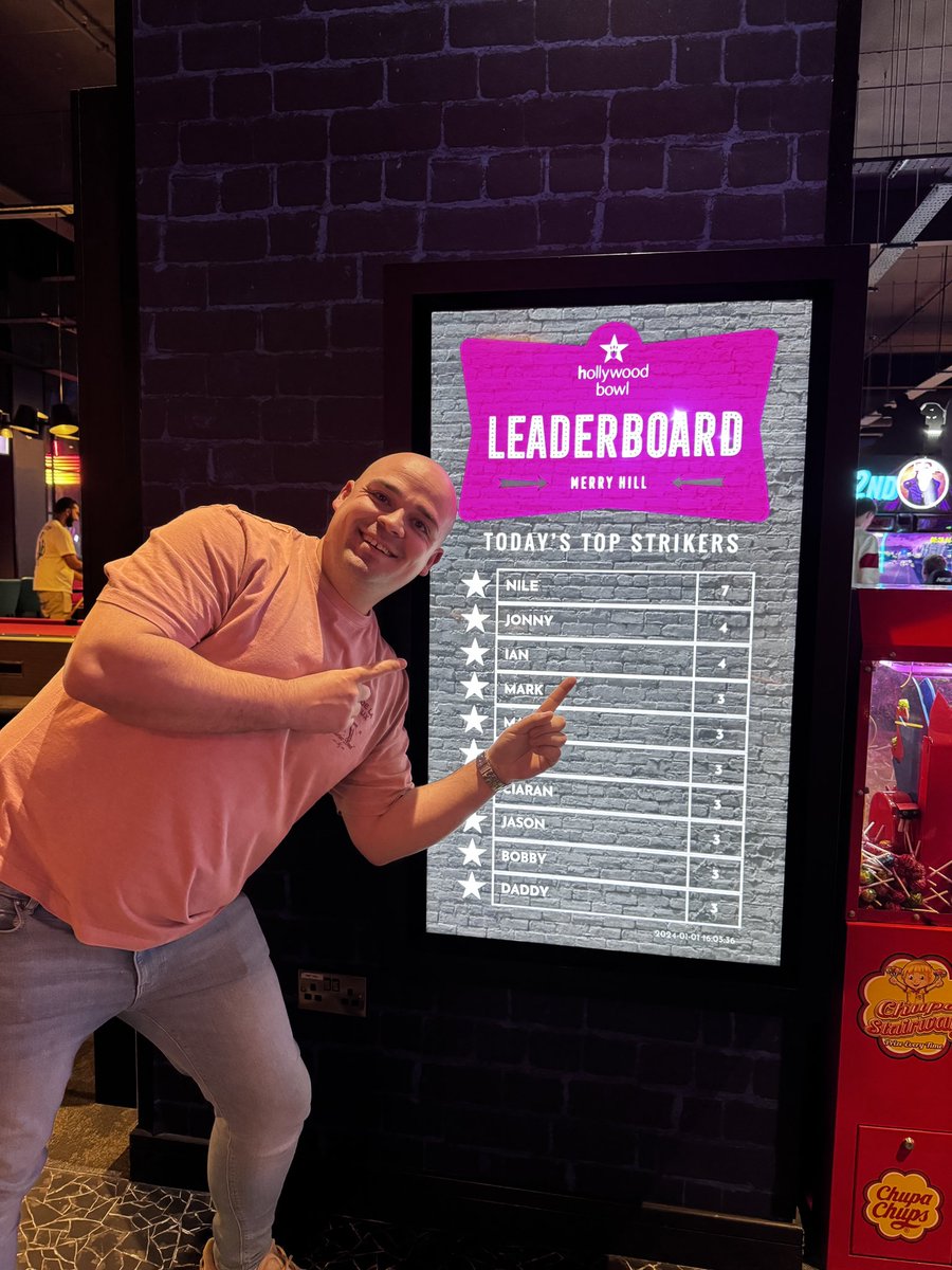 nile_rickard's tweet photo. Top scorer and top striker ! Who’s gonna beat me ? 😌 @HollywoodBowlUK https://t.co/mVawToXAF2