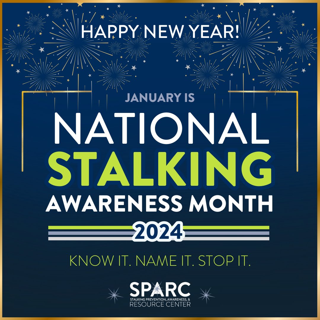 The 20th annual National Stalking Awareness Month starts today! Please amplify our call to KNOW IT, NAME IT, and STOP IT! Resources available to learn more and spread the word at stalkingawareness.org/stalking-aware… #KnowItNameItStopIt #NSAM2024