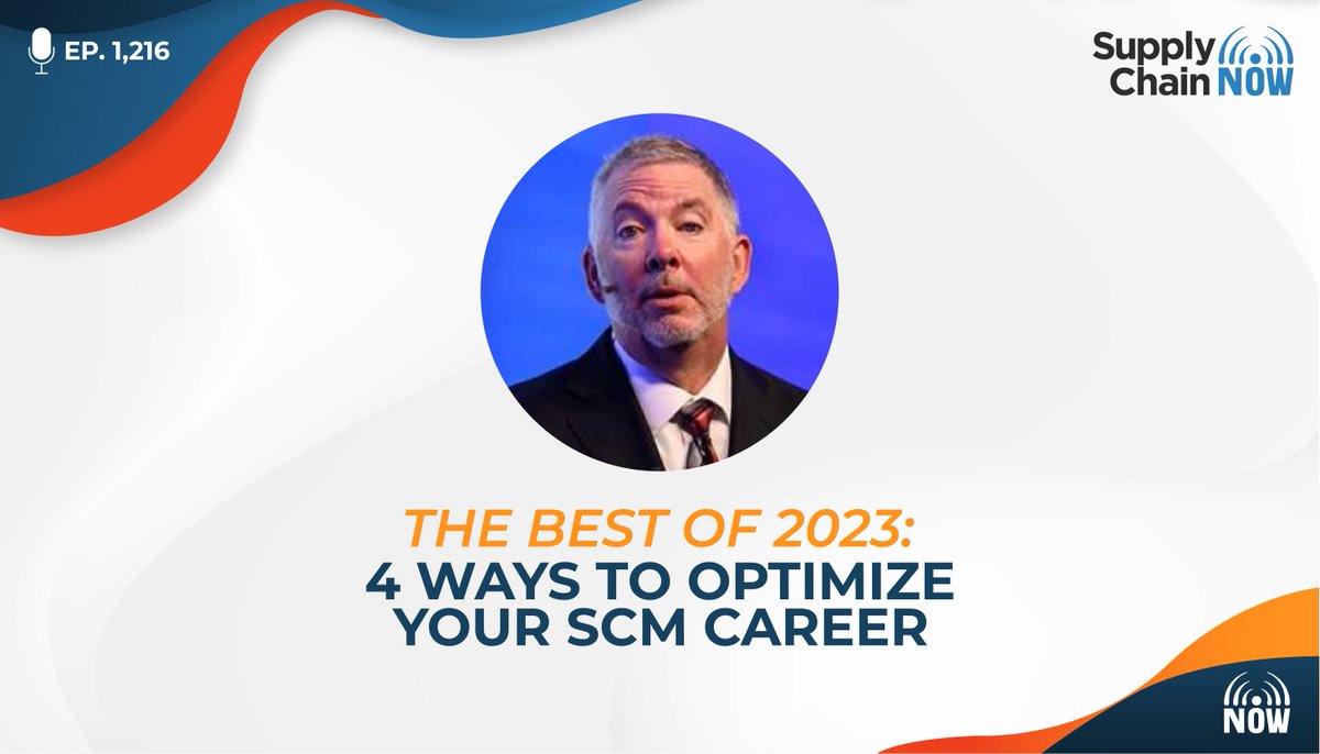 🎙️ Don't miss the best of 2023 on @_supplychainnow! 🌐 Hosts @ScottWLuton and @jennyfroome chat with Mike Griswold from @Gartner_inc about career advice in supply chain. Listen now for expert insights: bit.ly/47c6RMs