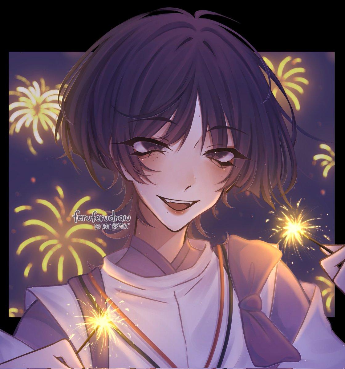 feruferudraw's tweet photo. Happy new year 🥳

#原神 #genshinimpact #kabukimono #scaramouche https://t.co/bKLjuQxnUg