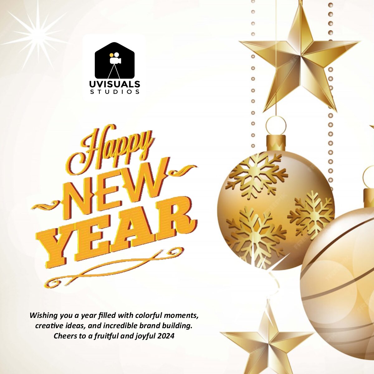 Uvisualstudios's tweet photo. It’s a new year, a new chapter, a season of happiness and moment of newness.
We wish you all a happy and prosperous new year, We are excited to embark on this journey with you. Here is to a year filled with colorful moments, creative ideas, and incredible brand building .#mohbad https://t.co/aJPmbEJaYm