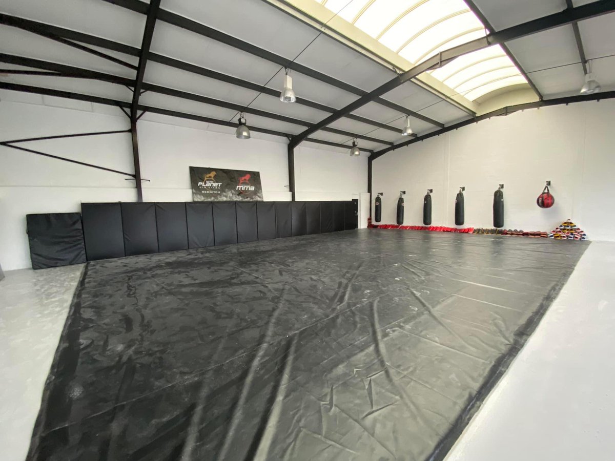 RedditchMMA's tweet photo. New year NEW GYM!! I’m very happy to show the new gym me and the team have build over the Christmas holidays. We are hoping for the gym to be open and fully operational later this week, updates to follow…. Redditch MMA &amp; 10th Planet Redditch https://t.co/Z7hHlqToAb