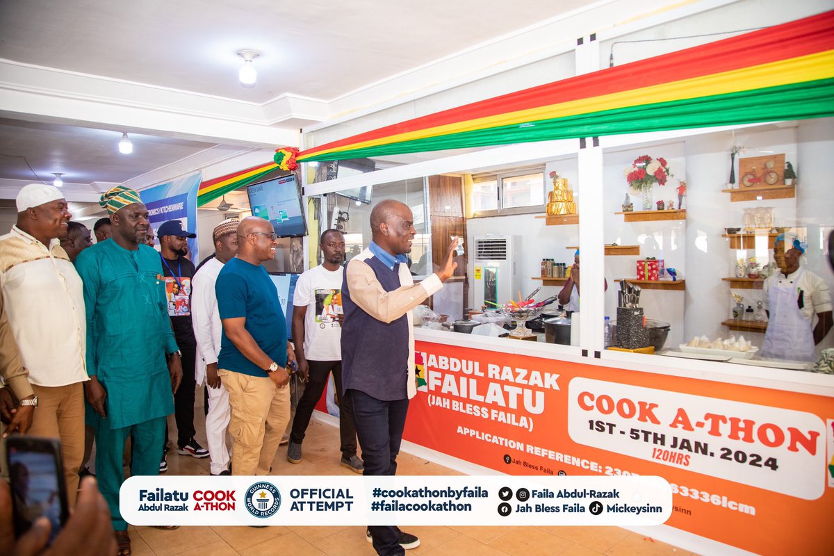 voice_of_ghana's tweet photo. Hon. Haruna Iddrisu, MP for Tamale South, and Hon. Ibrahim Murtala Mohammed, MP for Tamale Central, passed through to support Faila. #FAILACOOKATHON #cookathonbyfaila https://t.co/5v8yGVjR9m