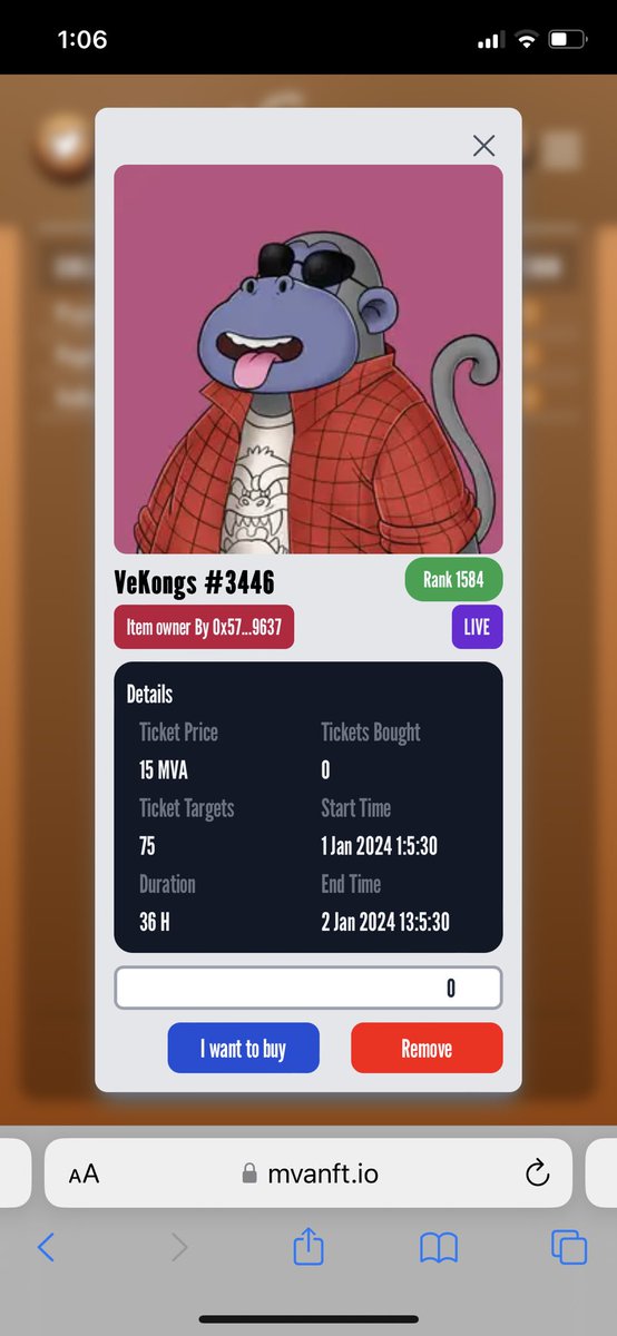 Someone is about to get a vekongs 2.0 for 15 Mva                                               mvanft.io       <a href="/Not_So_Fungible/">Non-Fungible News</a> <a href="/gmanxrp2/">GmanNFT</a> <a href="/crypto_king_011/">cryptoking.vet Ⓥ</a> <a href="/Philmstar2/">Nastya</a> @NotUncertainAxe <a href="/SpittinCrypto/">SpittinCrypto</a> <a href="/3orovik/">borovik</a> <a href="/crypto_king_011/">cryptoking.vet Ⓥ</a> <a href="/Q4Qcumber69/">Dragontoe</a> <a href="/NFTDFace/">D: | nftdface.vet</a> @QXLabsX