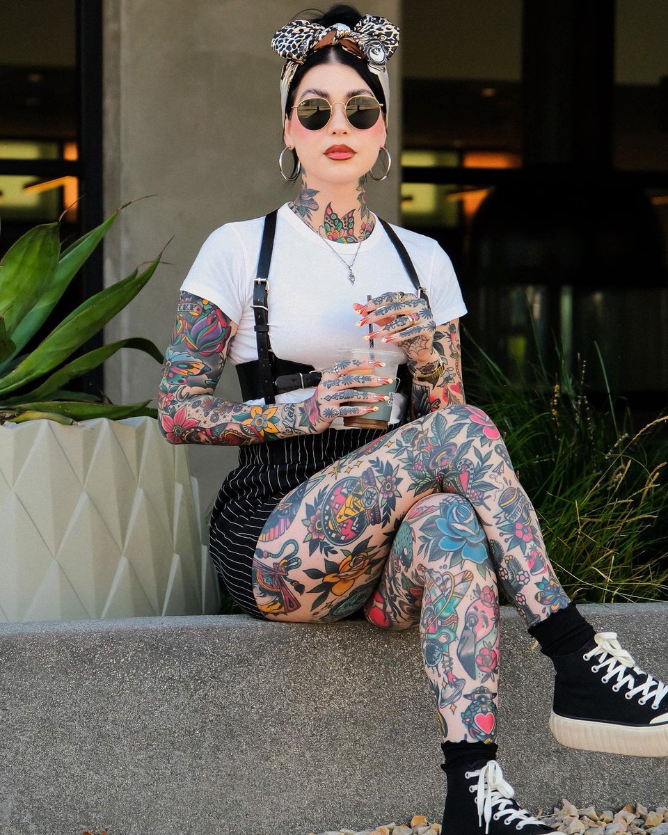 worldtattooG's tweet image. Inked girl © Anna Meliani.