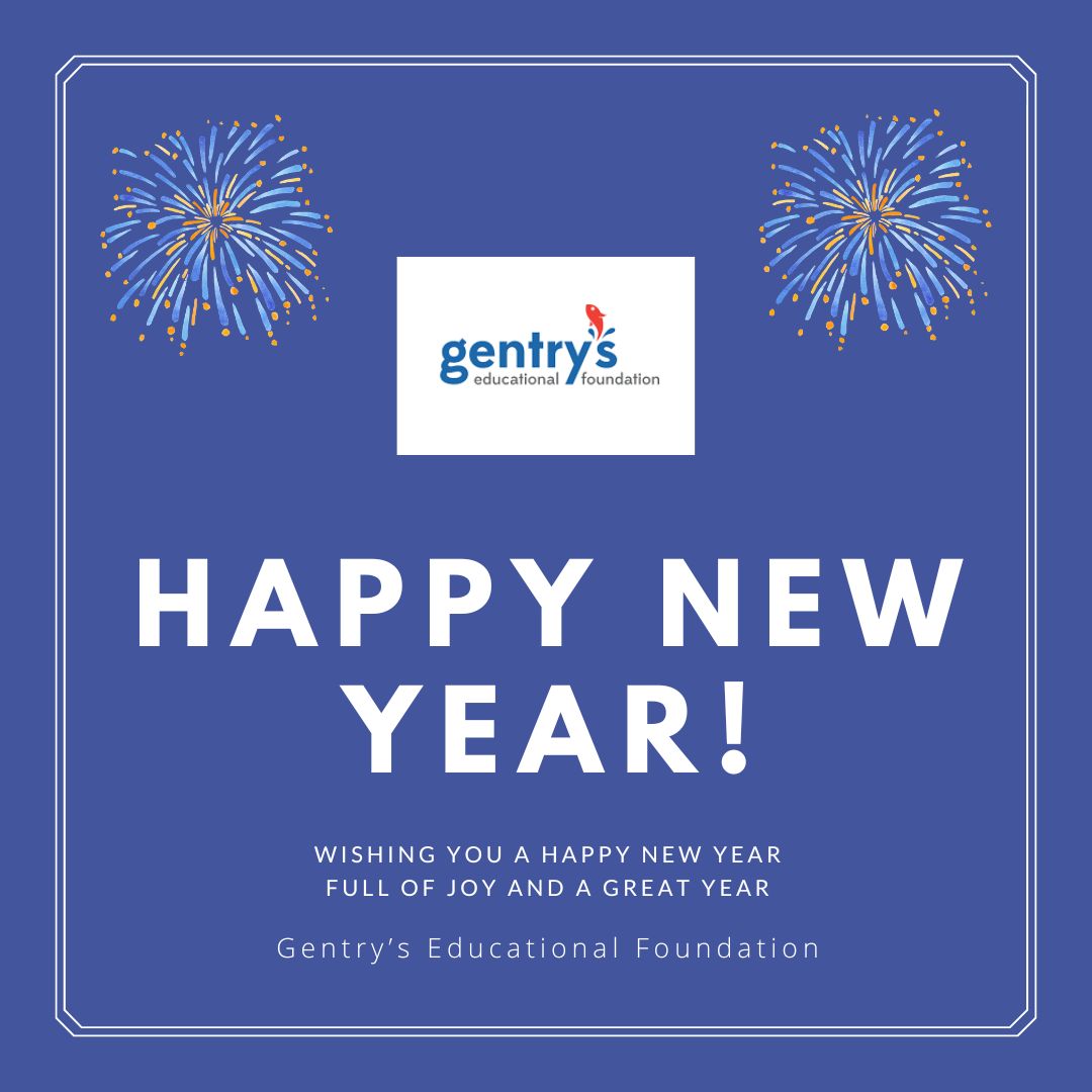 Happy New Year from your friends at Gentry's! May you have a blessed 2024!