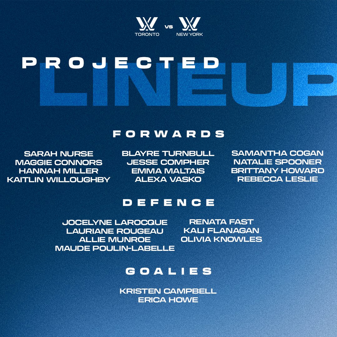 Game One liney goals. 😋