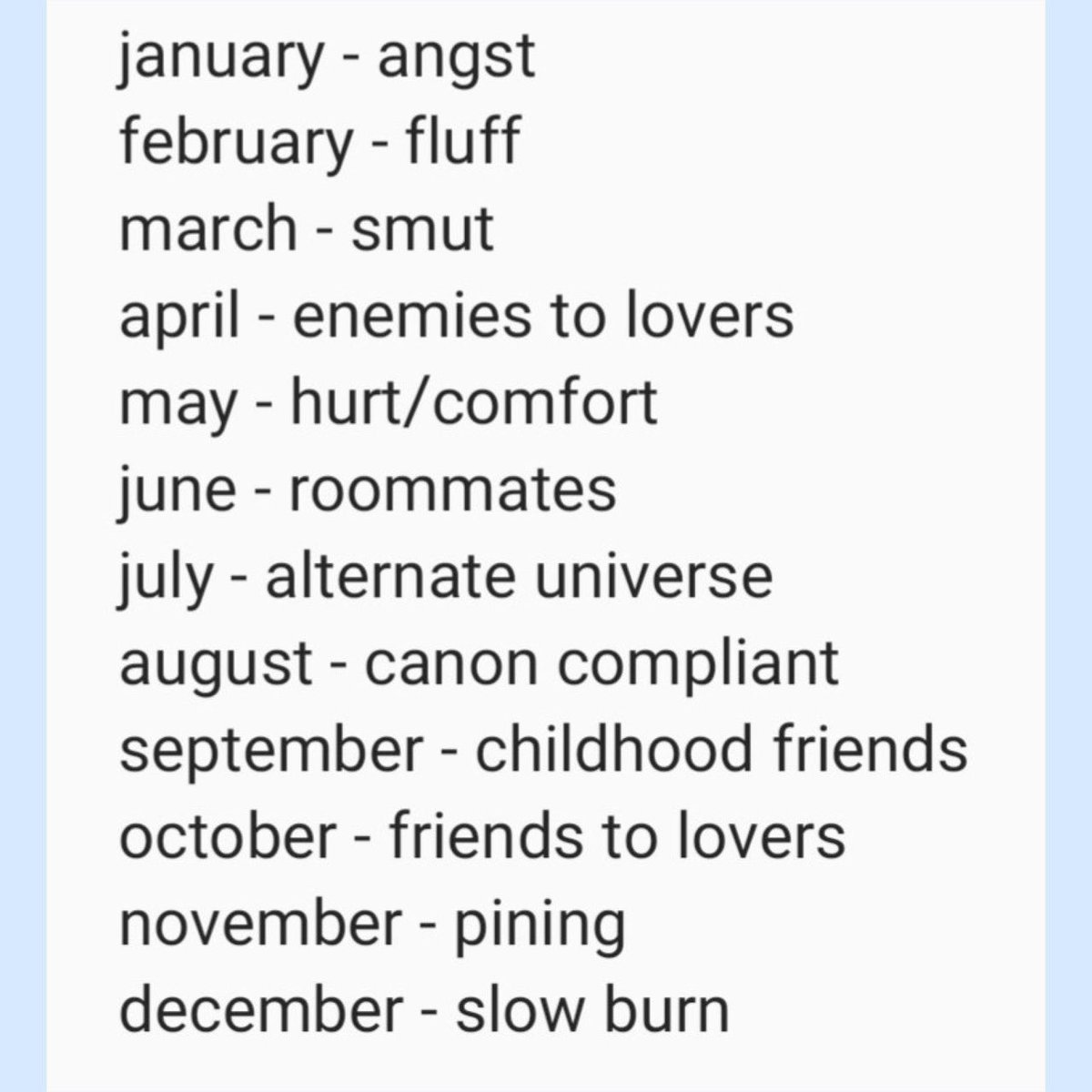 solarpudu's tweet image. What’s your ao3 tag combination based on your birth month + birthday?

"Smut with post break up"