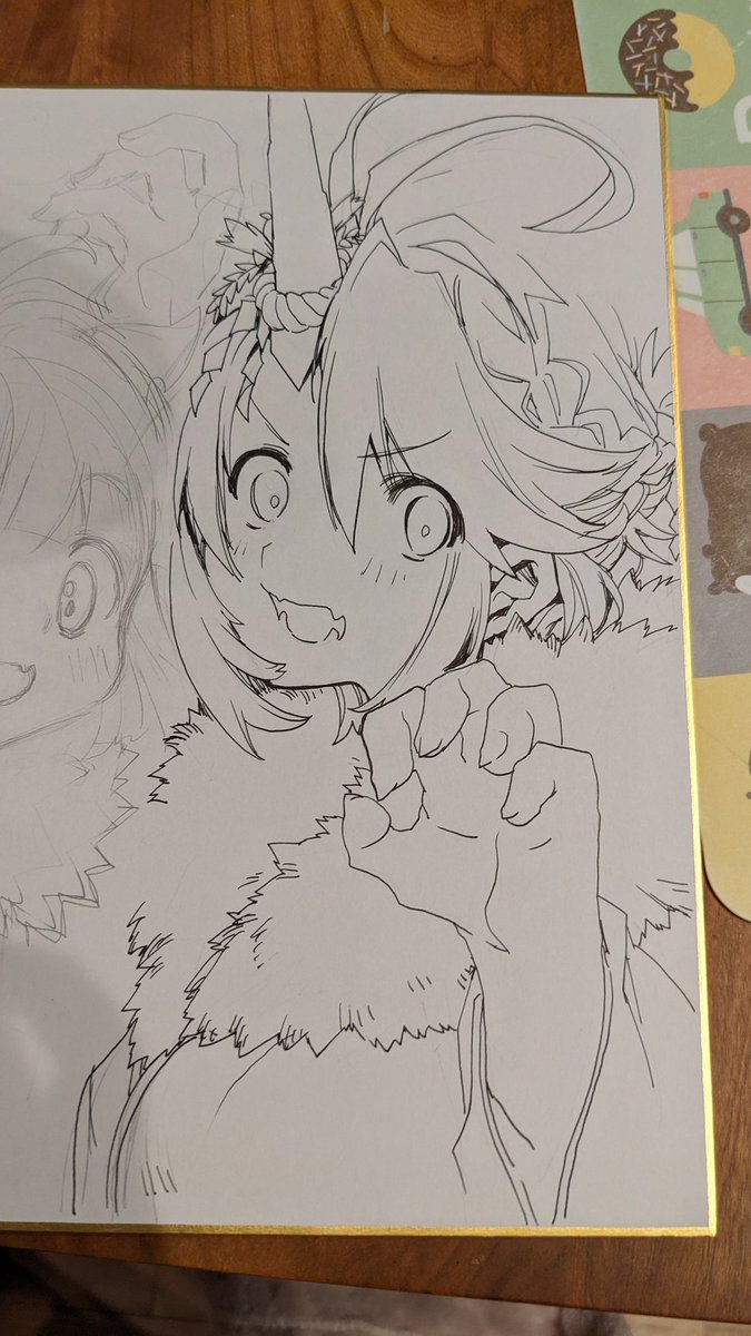 段階的に年賀絵を描いていこうの回