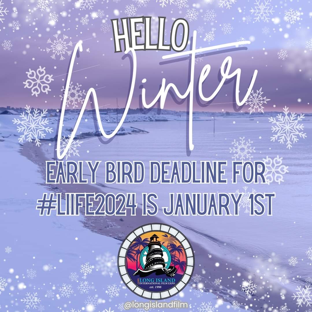 Today is our Early Bird Deadline!
filmfreeway.com/LIIFETheLongIs…

#FilmTwitter #longislandfilm #filmfestival #filmmaking #screenwriting