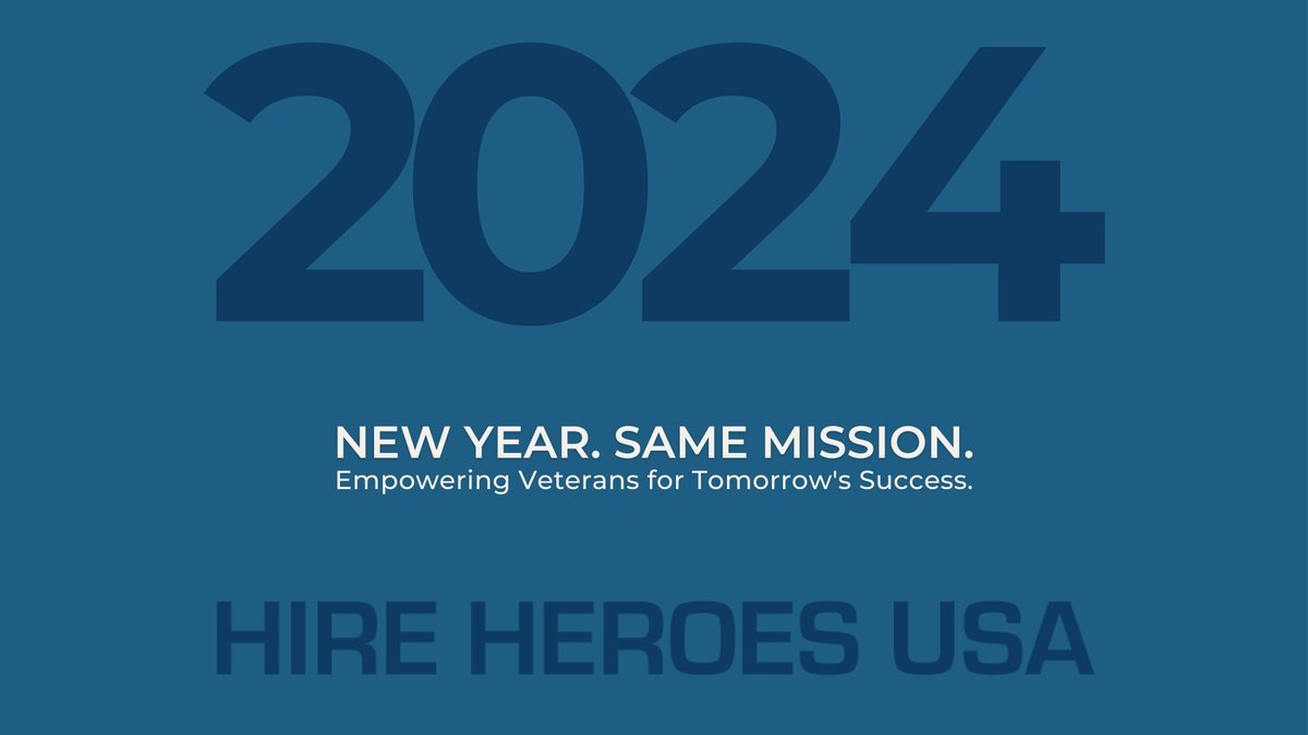 Welcoming 2024 with open hearts and endless hope at Hire Heroes USA! ❤️ 

As we bid farewell to another year, we're reminded of the strength and unity of our community. May this New Year bring you joy, peace, and prosperity. ✨ 

#2024Together