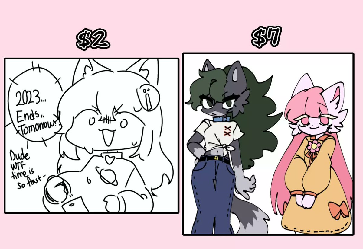 xdsarriax's tweet photo. 💖COMMISSIONS OPEN!💖
✨IF YOU HAVE INTEREST DM ME OR COMMENT!🌌
PAYMENT : PAYPAL ( name : xdsarriax )

⚠️YOU CAN NOT GET A REFUND!
ALSO I HAVE INCONSISTENT ART STYLE⚠️
YOU CANT ASK ME TO DRAW HUMANS WITH THE YCH! https://t.co/H9uRVCoxKl