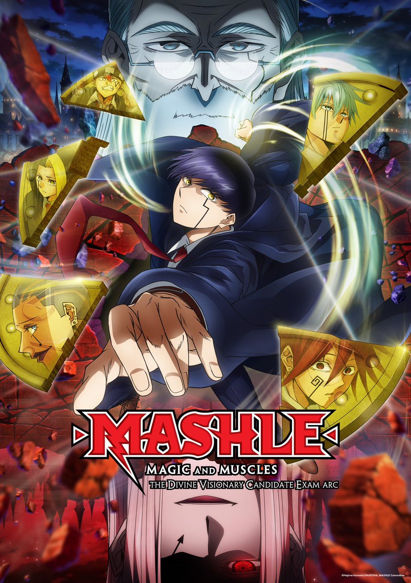 5 days left until MASHLE: MAGIC AND MUSCLES Season 2 on Crunchyroll! 👊 ✨More: animetv-jp.net/news/mashle-ma…