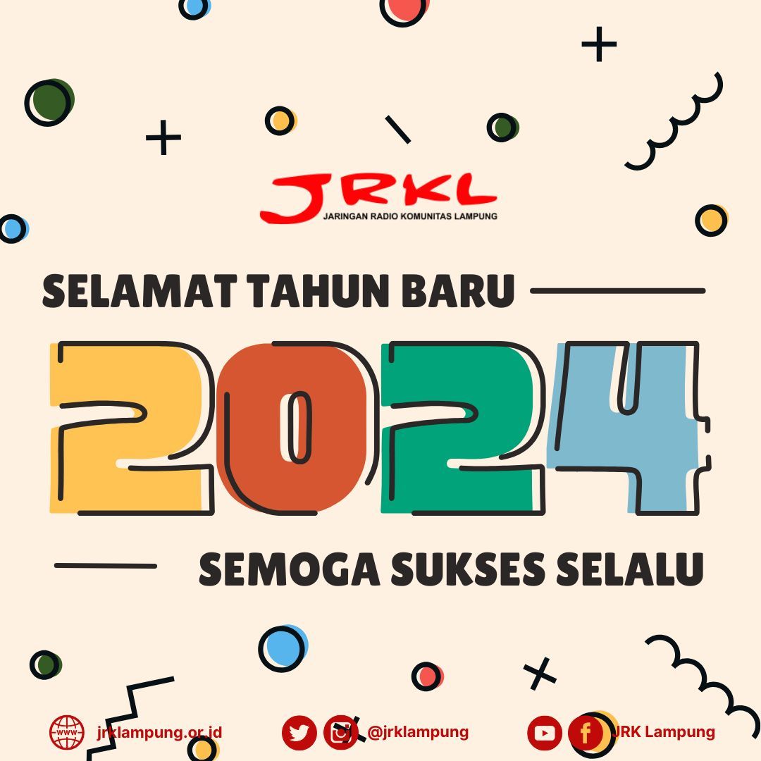 Selamat Tahun Baru 2024

#jrklampung
#jrkindonesia
#jrkl
#jrki
#tahunbaru