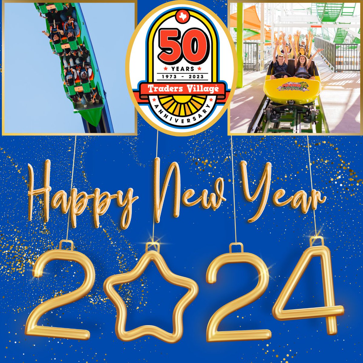 TradersVGP's tweet image. Wishing you a Happy 2024 ✨🎇

See you every weekend at @tradersvillage in Grand Prairie, Texas ✨