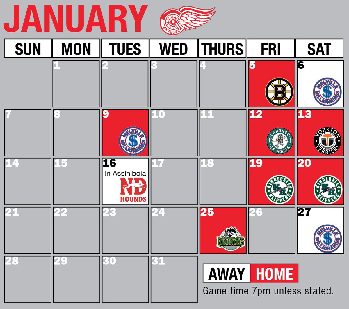 Weyburn RED WINGS - SJHL tweet media