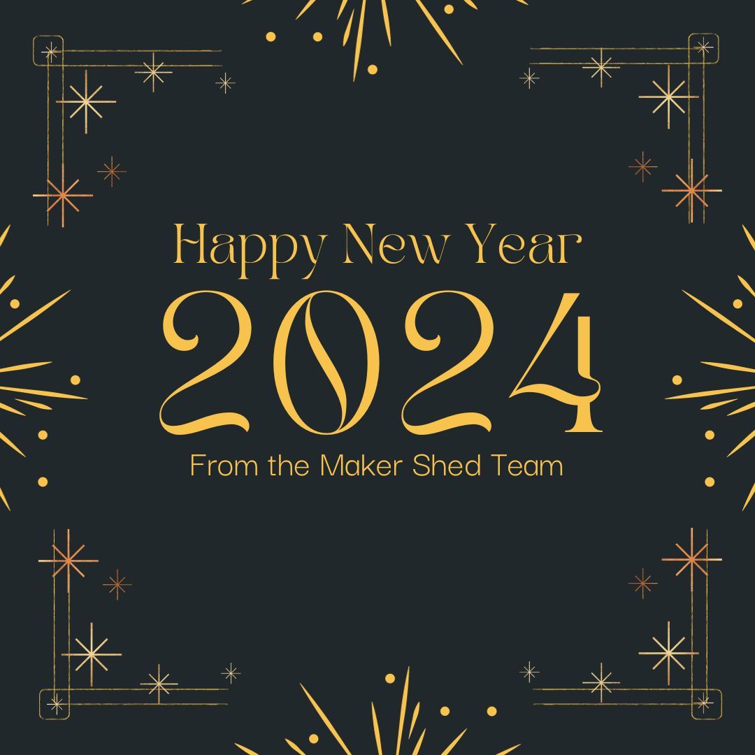 Celebrate the New Year with a bang! Upgrade your workshop with our epic New Year Sale. Get unbeatable deals on top-notch materials, cutting-edge tools, comprehensive kits, and much more. Dive into soldering, coding, breadboarding, and creating today!  buff.ly/3RSKirD