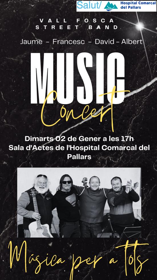 🎶Demà a les 17h nova activitat   oberta a tothom.