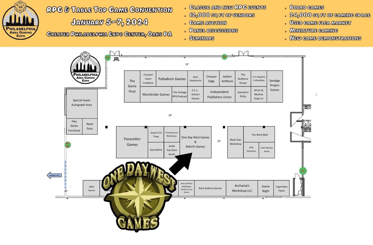 Happy New Year!! We will be kicking off 2024 with our first convention of the year this coming weekend at the Philadelphia Area Gaming Expo. We will have a booth alongside our friends at <a href="/Rebirth_Games_/">Rebirth Games</a>. Hope to see you there! 

#boardgames #tabletopgames