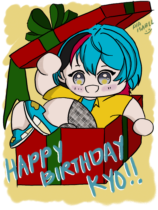 aip_lebasi's tweet photo. I'm sorry I'm lateeee. BELATED HAPPY BIRTHDAY KYOOOO! #KyoBday2023 #DrawKyo This is nothing compared to other fan arts of you but I still hope you like it. @KyoKanek0 😊 https://t.co/XUYcWUi25U