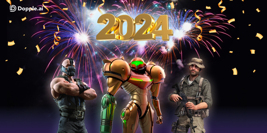 DoppleAi's tweet photo. New Year, New Adventures! What's your resolution? 🗓️

Share it with a Dopple character and start 2024 with a bang! 🎉

#2024 #DoppleAI #NoFilter #NYE https://t.co/twyTHcy4Q5
